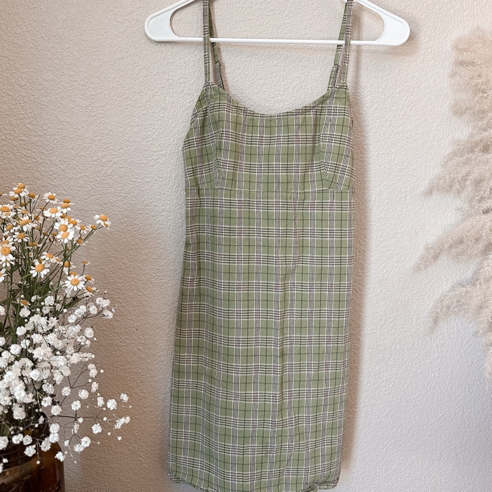 EUC John Galt  Plaid Sleeveless Dress